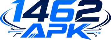 1462 apk এর বেগুনি লোগো
